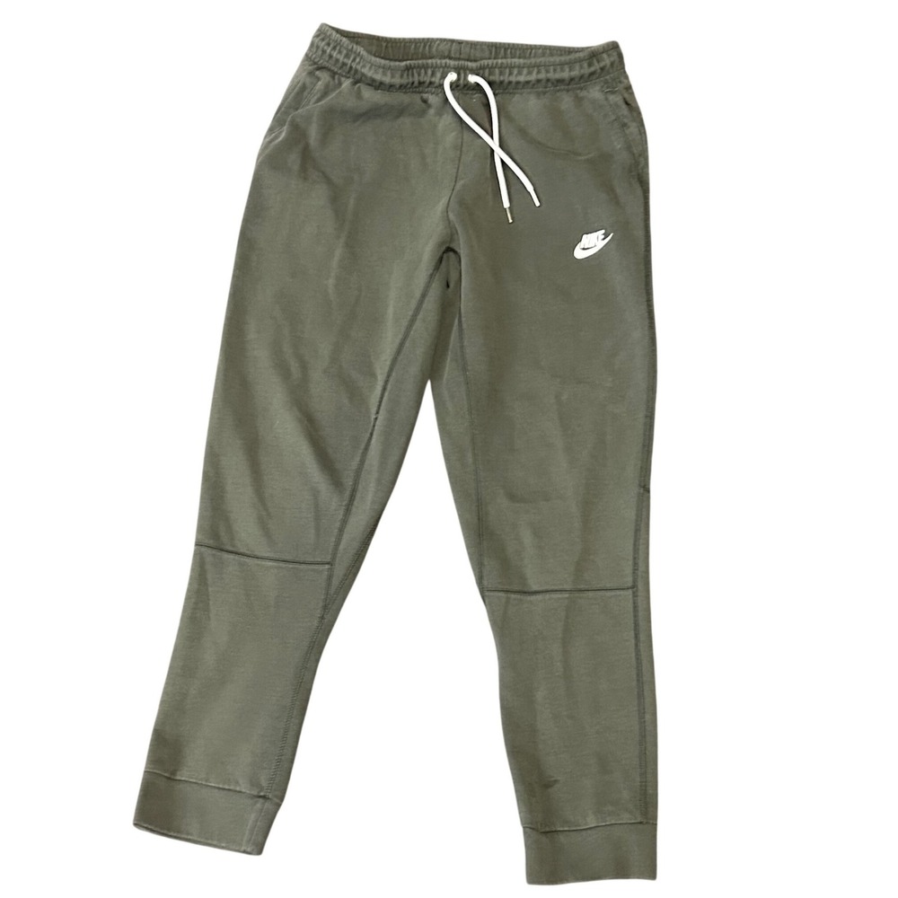 Nike Tech Fleece Full Zip Hoodie Jogger Pants Set Green Size M - Picture 2 of 9